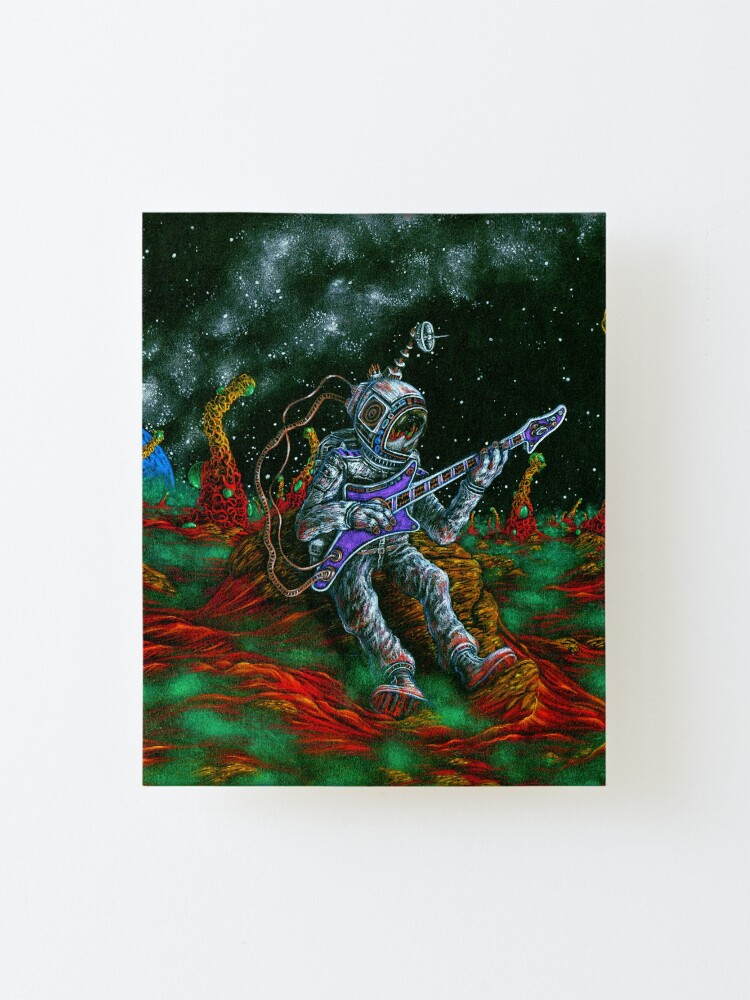 Alternate view of MUSIC IS HIS OXYGEN! Mounted Print