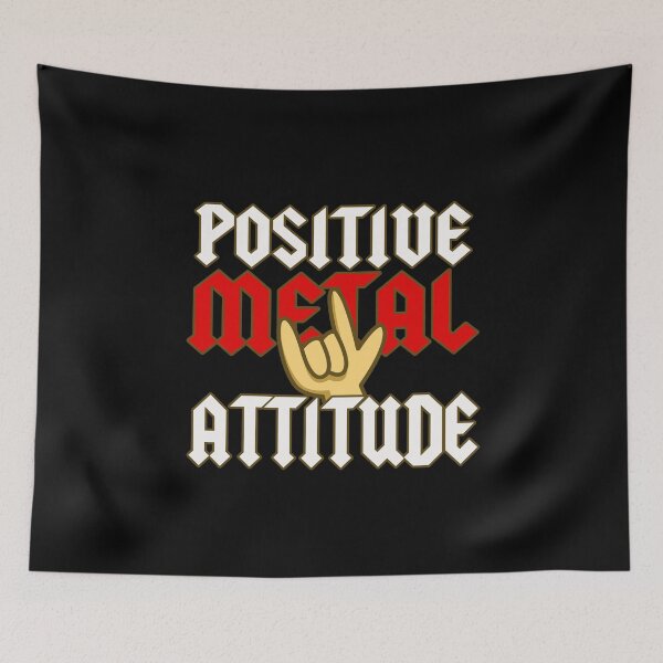Item preview, Positive Metal Attitude designed and sold by Yipptee Shirts.