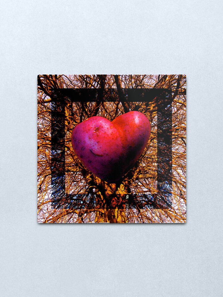 Alternate view of Tree art Metal Print