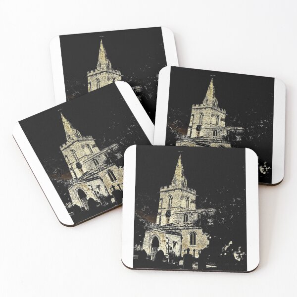 Item preview, Weekley Church in Black and White, St Mary the Virgin  designed and sold by designbywhacky.