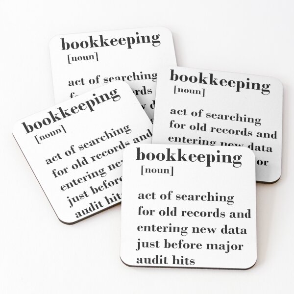 Item preview, Funny Bookkeeping quote definition  designed and sold by appaart.
