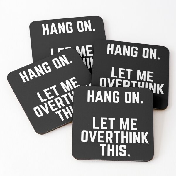 Item preview, Hang On Let Me Overthink This - Introvert Gift Introverted Anxiety Introverts Unite Introverted Humor Introverts Gift Introvert Gift Anxiety designed and sold by thedangernoodle.