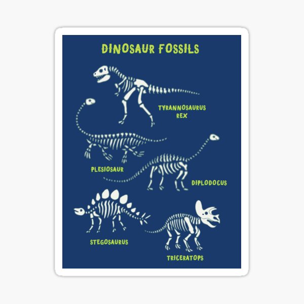 Item preview, Dinosaur Fossils - Blue - Fun graphic pattern by Cecca Designs designed and sold by Cecca-Designs.