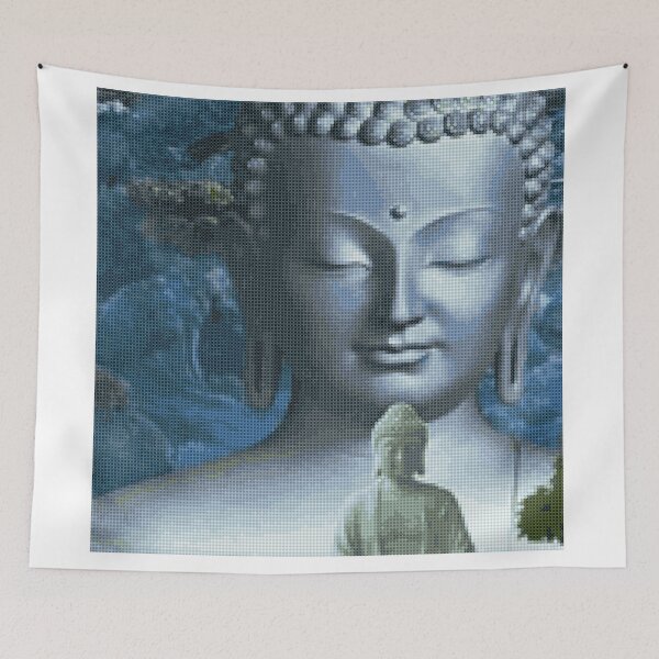 Item preview, Pixelated Buddha Peaceful Zen designed and sold by Hvll1116.