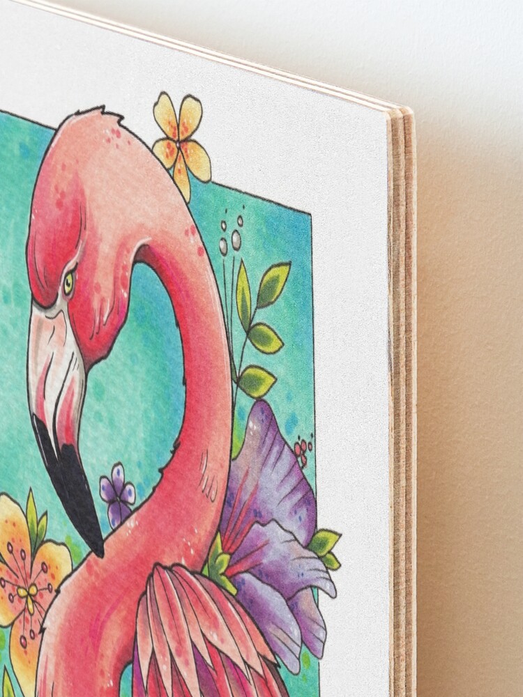 Classic Style Pink Flamingo Model