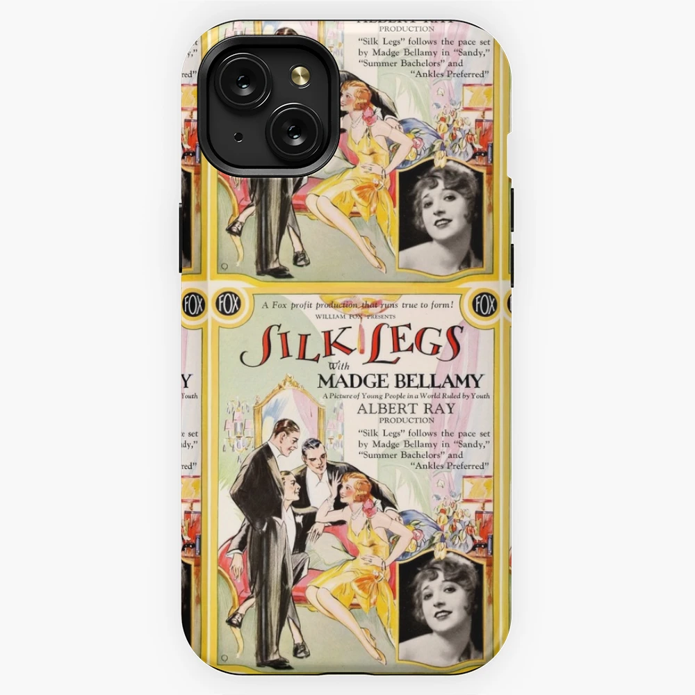 Silk Legs sexy 1920's silent movie poster Madge Bellamy flapper  iPhone  Case for Sale by Love30smovies