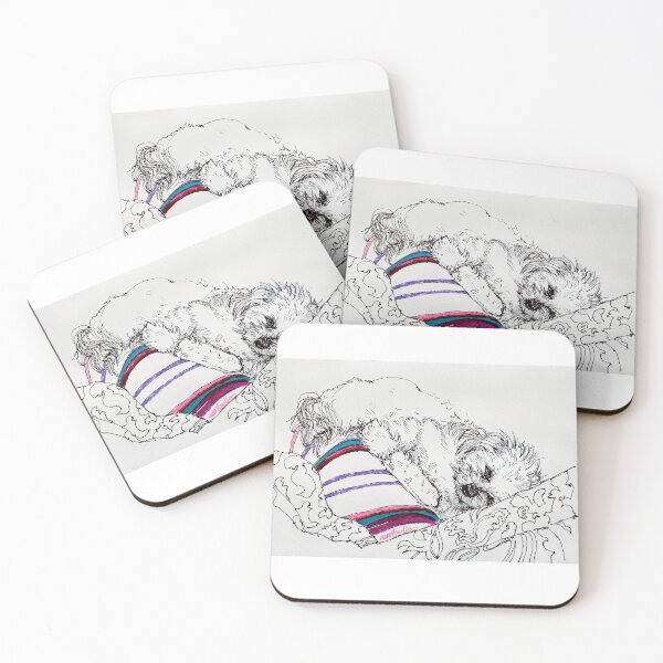 Item preview, Muffy Snoozing designed and sold by Roz McQuillan Fine Art & Photography.