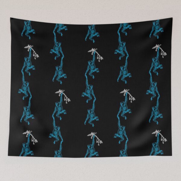 Item preview, Fun Blue Monkeys designed and sold by GroovyRaffRaff.