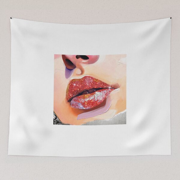 Item preview, Labios rojos purpurina designed and sold by nudelele.