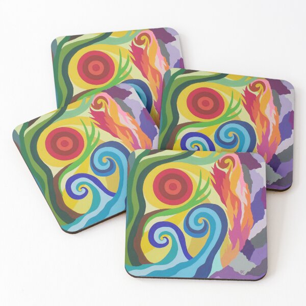 Item preview, Elements - Original Acrylic Art designed and sold by Violet House Art.