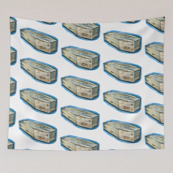 Item preview, Coffin blue background designed and sold by brandydevoid.