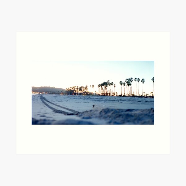 Beach Trail Art Print