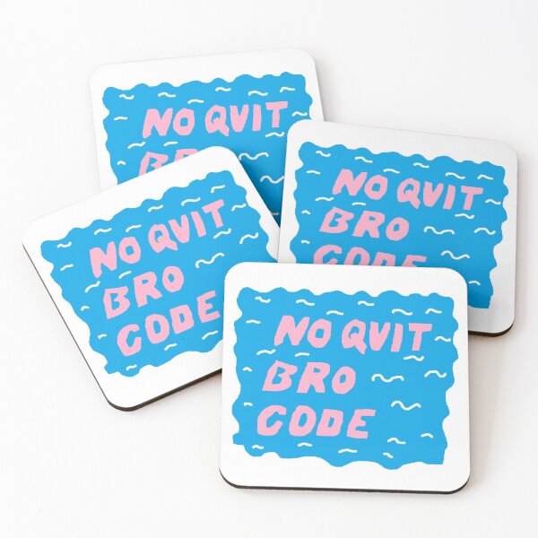 Item preview, no quit bro code designed and sold by diprimalex.