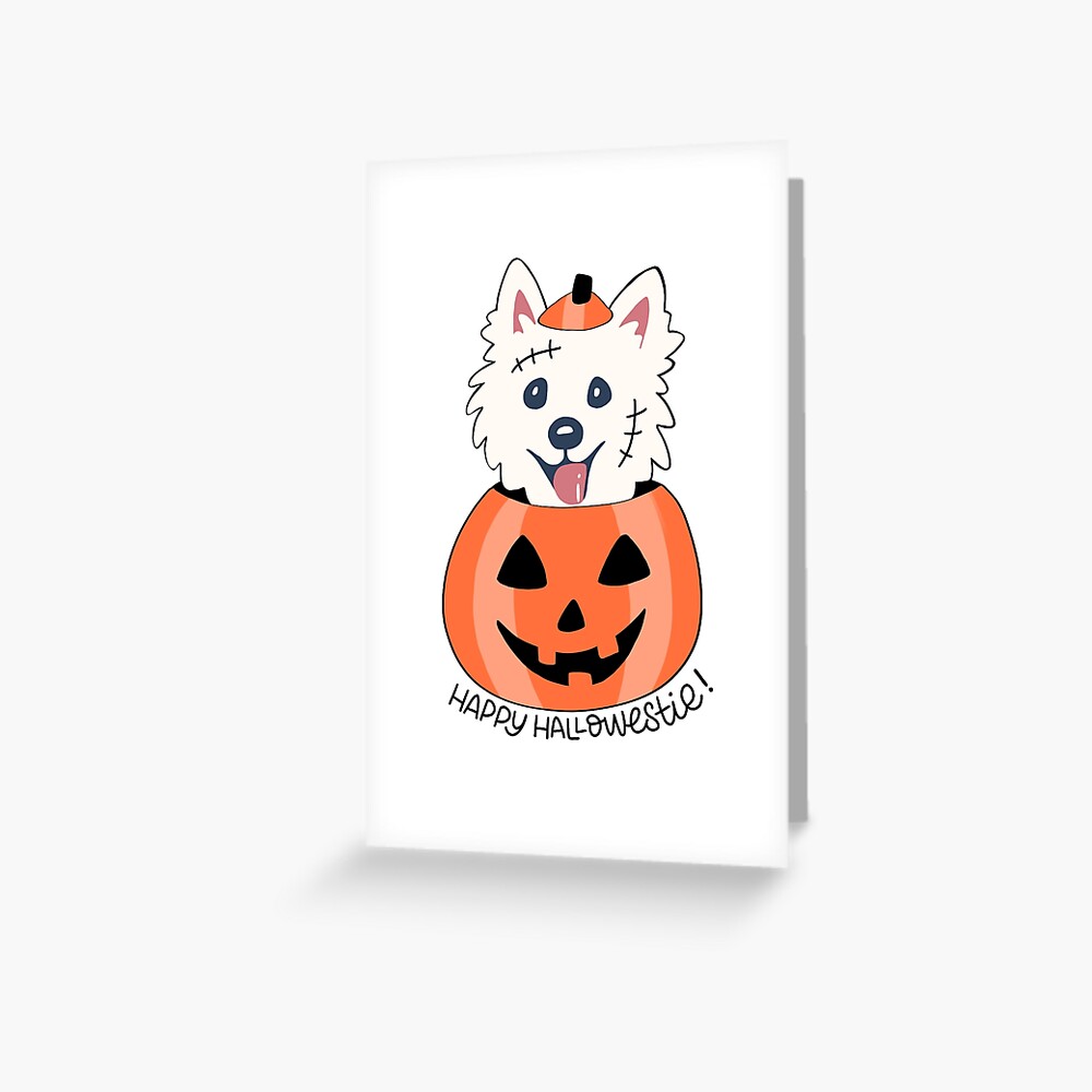 Happy Hallowestie! Greeting Card