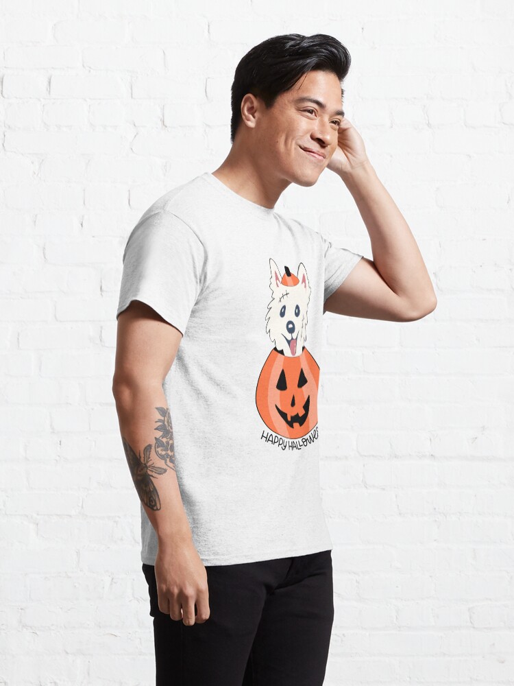 Alternate view of Happy Hallowestie! Classic T-Shirt
