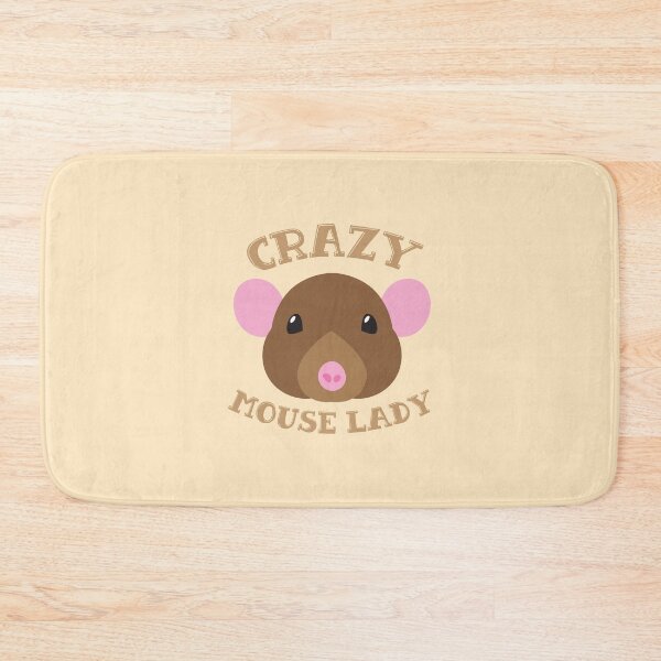 Item preview, Crazy Mouse Lady (new cute face) designed and sold by jazzydevil.