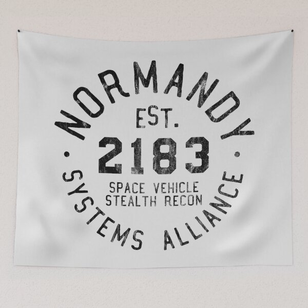 Item preview, SSV Normandy Athletic Shirt | Mass Effect Athletic Style | Black Print designed and sold by surik-.