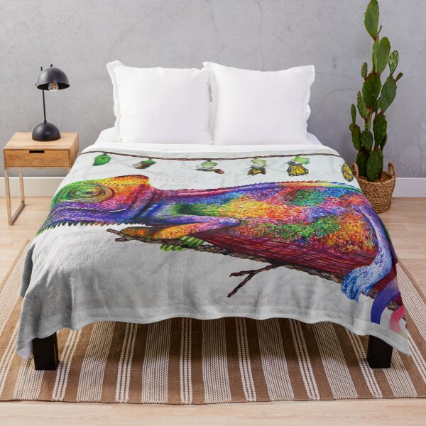 Item preview, chameleon and butterfly designed and sold by rose lam.