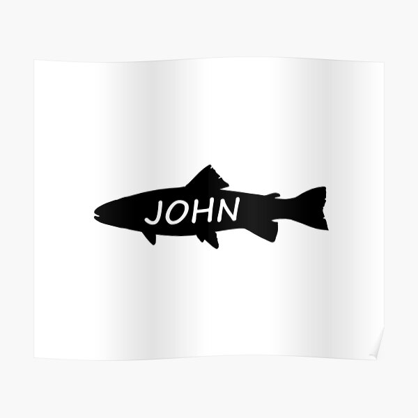 "John Fish" Poster by gulden Redbubble