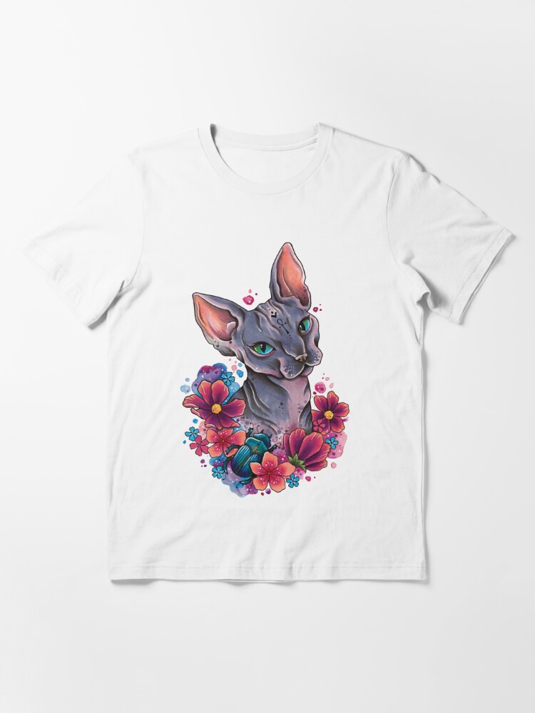 Solid Color Cat Shirt Sphynx Cat Clothes Hairless Cat T-shirt -  UK