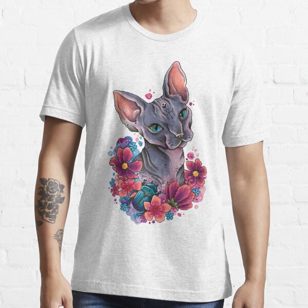 Sphynx Tshirt Cat Lover Gift Cat Clothes for Cat Cute Cat -  UK