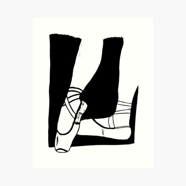 Pointe Art Print