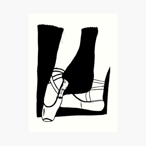 Pointe Art Print