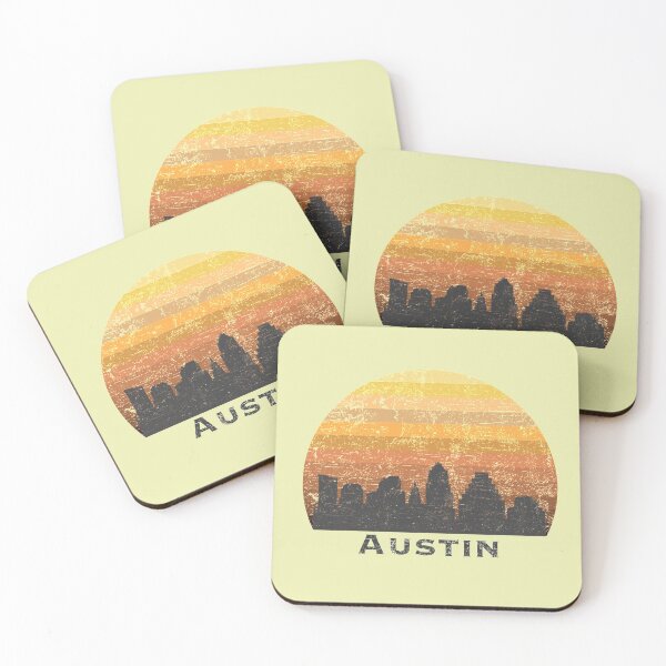 Item preview, Austin Skyline (distressed) designed and sold by Dan Brady.