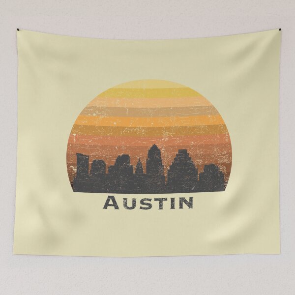 Item preview, Austin Skyline (distressed) designed and sold by Dan Brady.