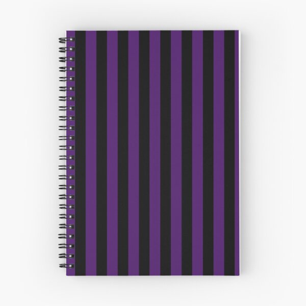 Aperçu de l'œuvre Rayures d'inspiration gothique violettes et noires Sharp Edge créée et vendue par redjaygraphics.