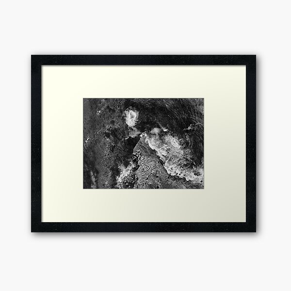 Rock Shelf Merimbula Framed Art Print