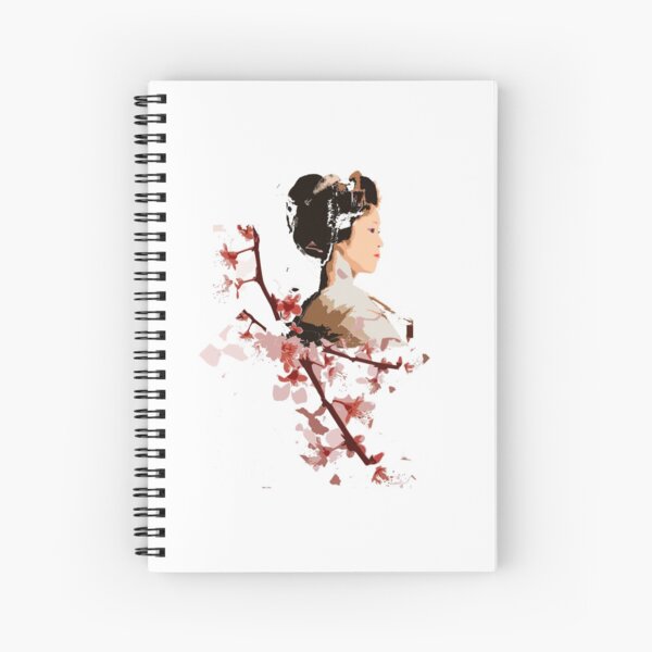 Geisha blossom Spiral Notebook