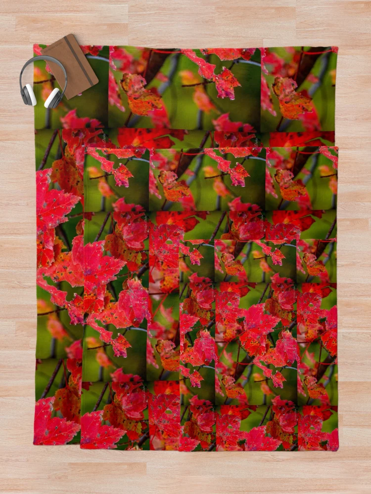 Thumbnail 5 of 6, Throw Blanket, Falling Out designed and sold by Roselyn Shoko.