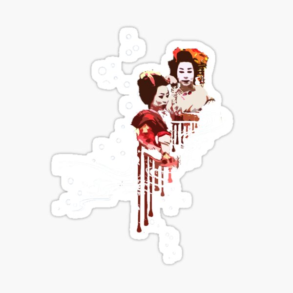 geisha jubilee *dark Sticker