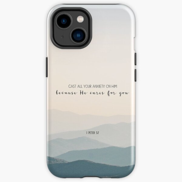 Christliches Bibel-Vers-Zitat - Angst iPhone Robuste Hülle