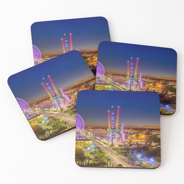 Item preview, Myrtle Beach Cityscape at Night designed and sold by Roselyn Shoko.