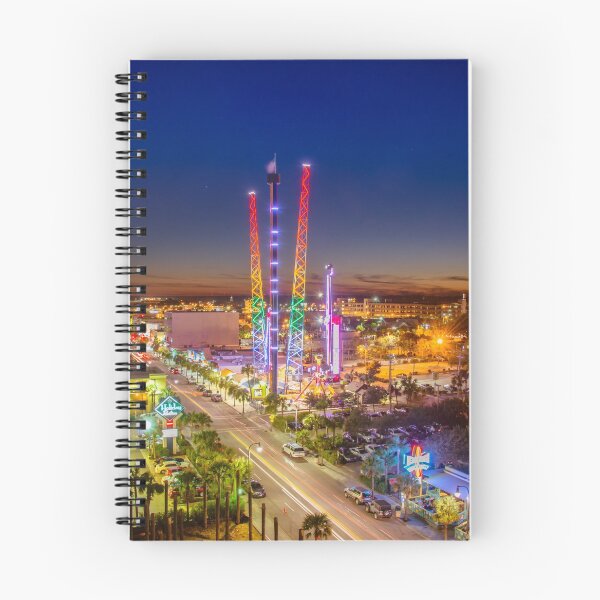 Item preview, Myrtle Beach Cityscape en la noche designed and sold by Roselyn Shoko.