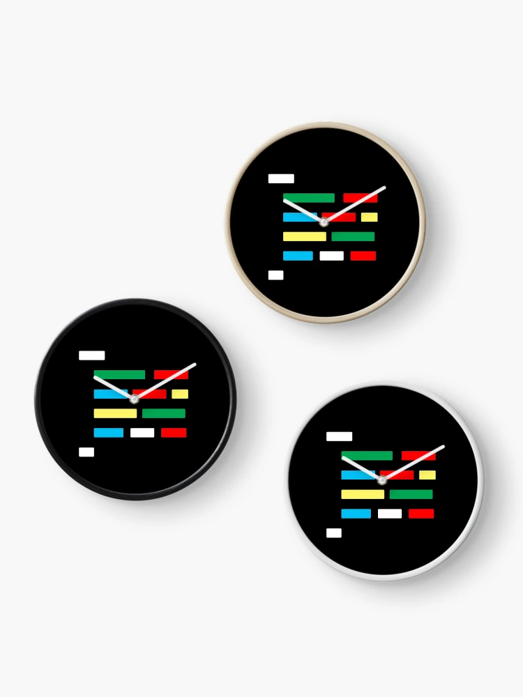 Thumbnail 3 of 4, Clock, Programmer Coder designed and sold by vladocar.