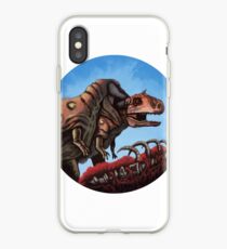 Dinosaur Cannibalism iPhone Case