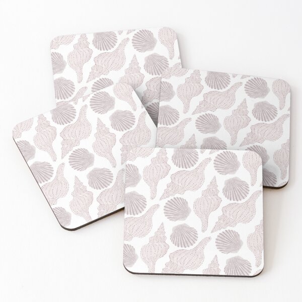 Item preview, Scallop and Horse Conch Shell Print designed and sold by Betsy Schrock Studio on Redbubble.