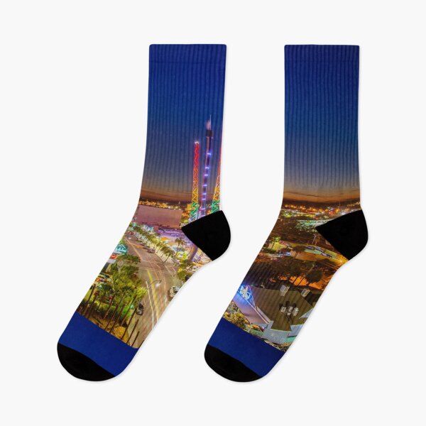 Item preview, Myrtle Beach Cityscape at Night designed and sold by Roselyn Shoko.
