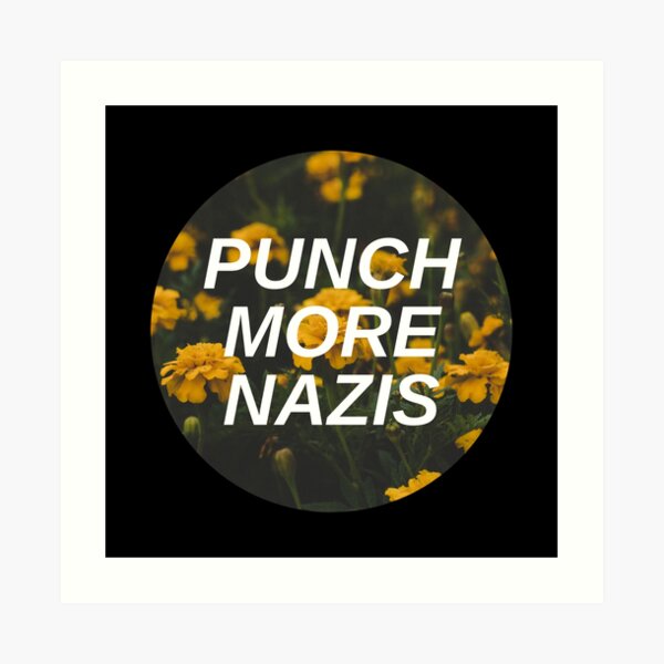 Punch More Nazis Art Print