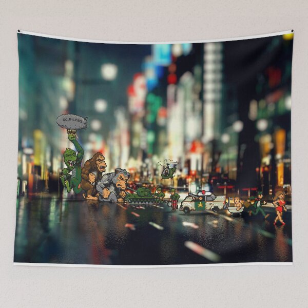 Item preview, Rampage game - pixel art designed and sold by smurfted.