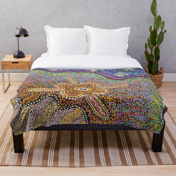 Women Healing On Country Throw Blanket