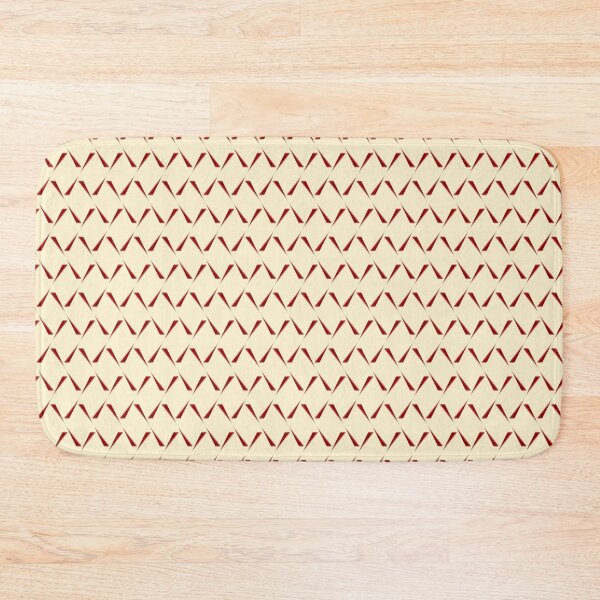 Item preview, Beige and Burgundy ZigZag Pattern designed and sold by Poetic Patterns Studio.