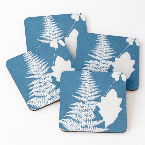 Item preview, Cyanotype Photogram by Kristina designed and sold by plusco.