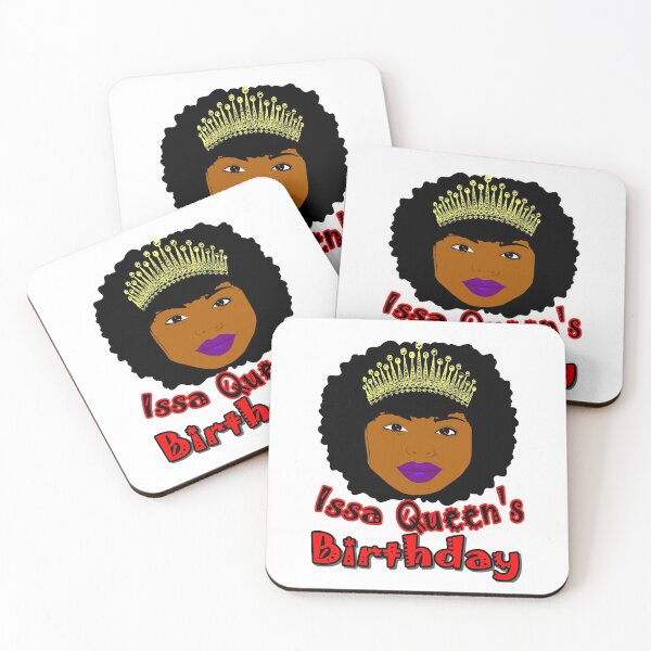 Item preview, Afro Woman Issa Queen's Brithday designed and sold by gigipl7.