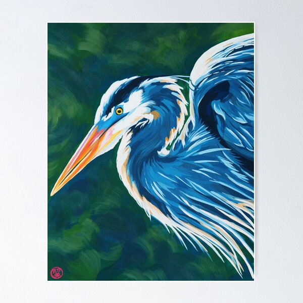 Item preview, Great Blue Heron designed and sold by roxygen.