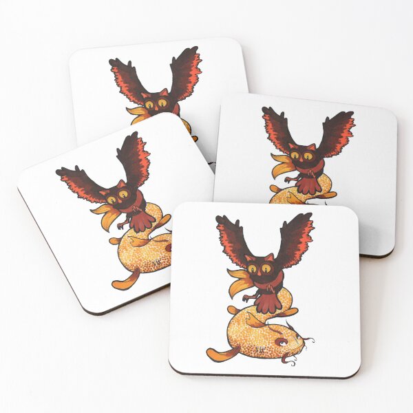 Item preview, Owl and fish designed and sold by Ambersonic96.