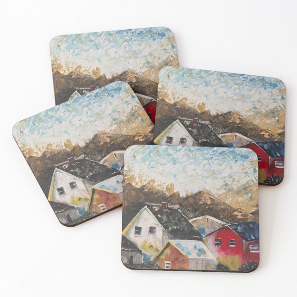 Item preview, Rainbow Houses designed and sold by caitybone.